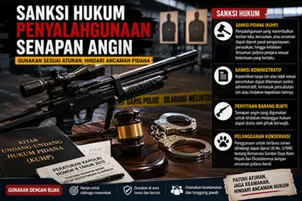Sanksi Hukum Penyalahgunaan Senapan Angin di Indonesia